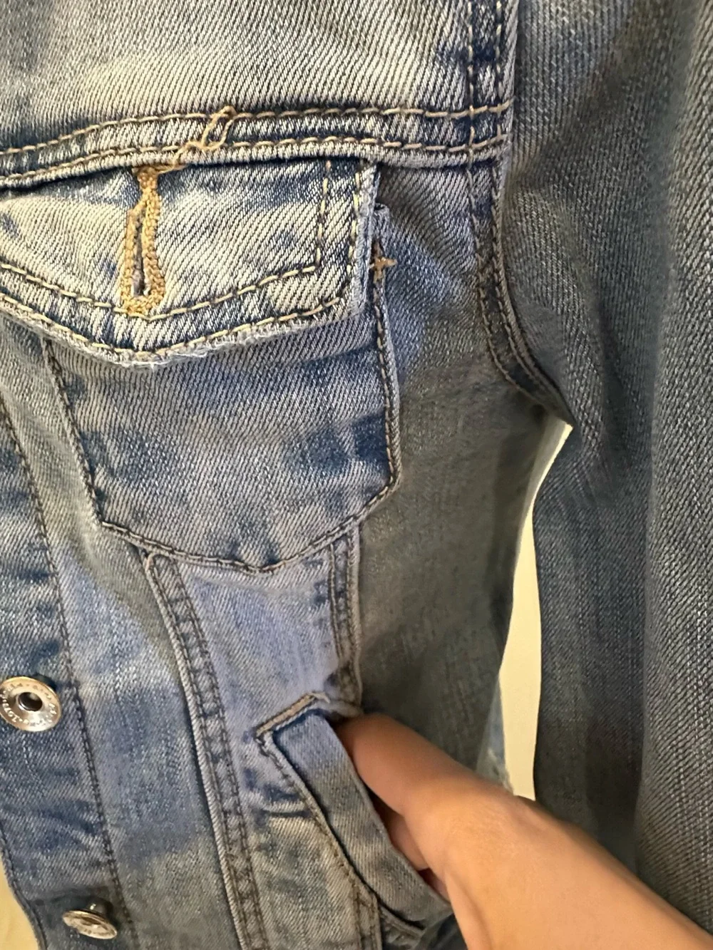 Zara Light Blue Denim Jean Jacket